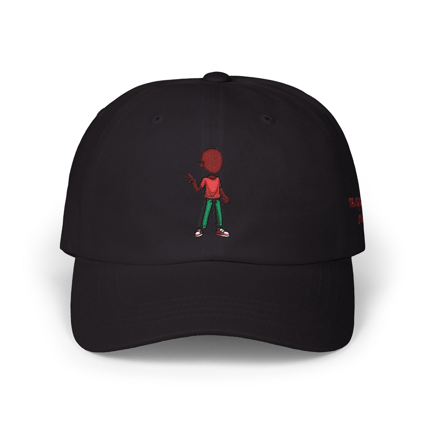 Embroidered Retro Figure Dad Cap – Minimal Streetwear Baseball Hat