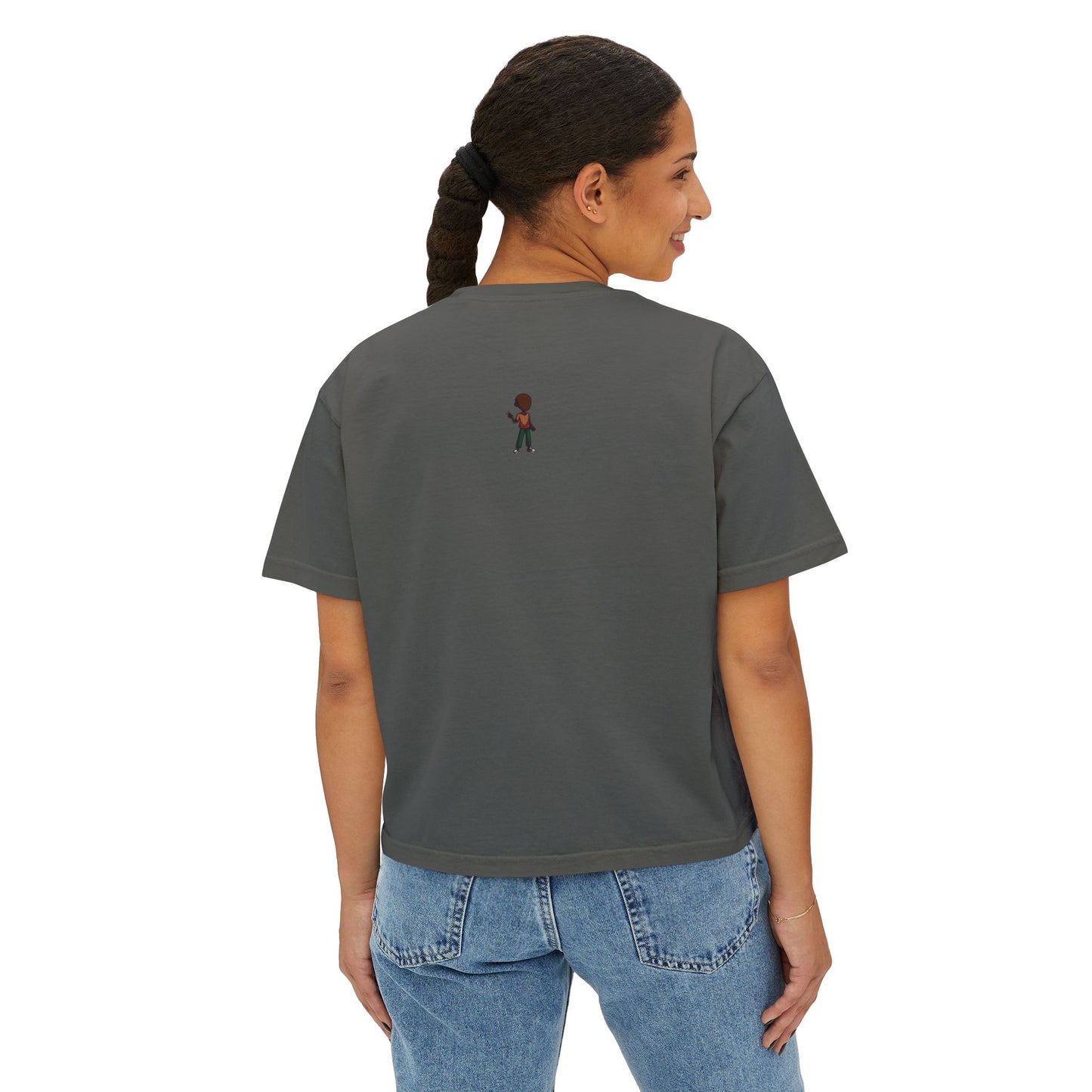 Black Beauty Era Boxy Tee — Women's Empowerment Graphic Shirt
