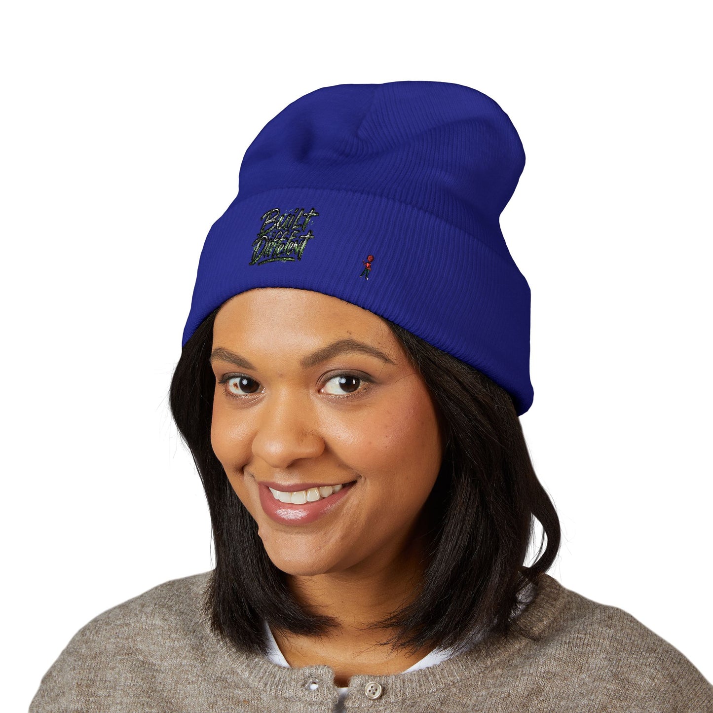 Embroidered 'Plant Daddy' Cuffed Beanie — Cozy Garden Lover Knit Hat
