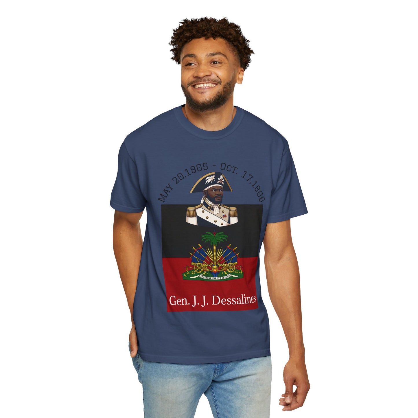 Gen. J.J. Dessalines T-Shirt, Historical Figure Tee, Haitian Revolution Apparel, Unisex Cotton Tee, Gift for History Buffs, Casual [...]
