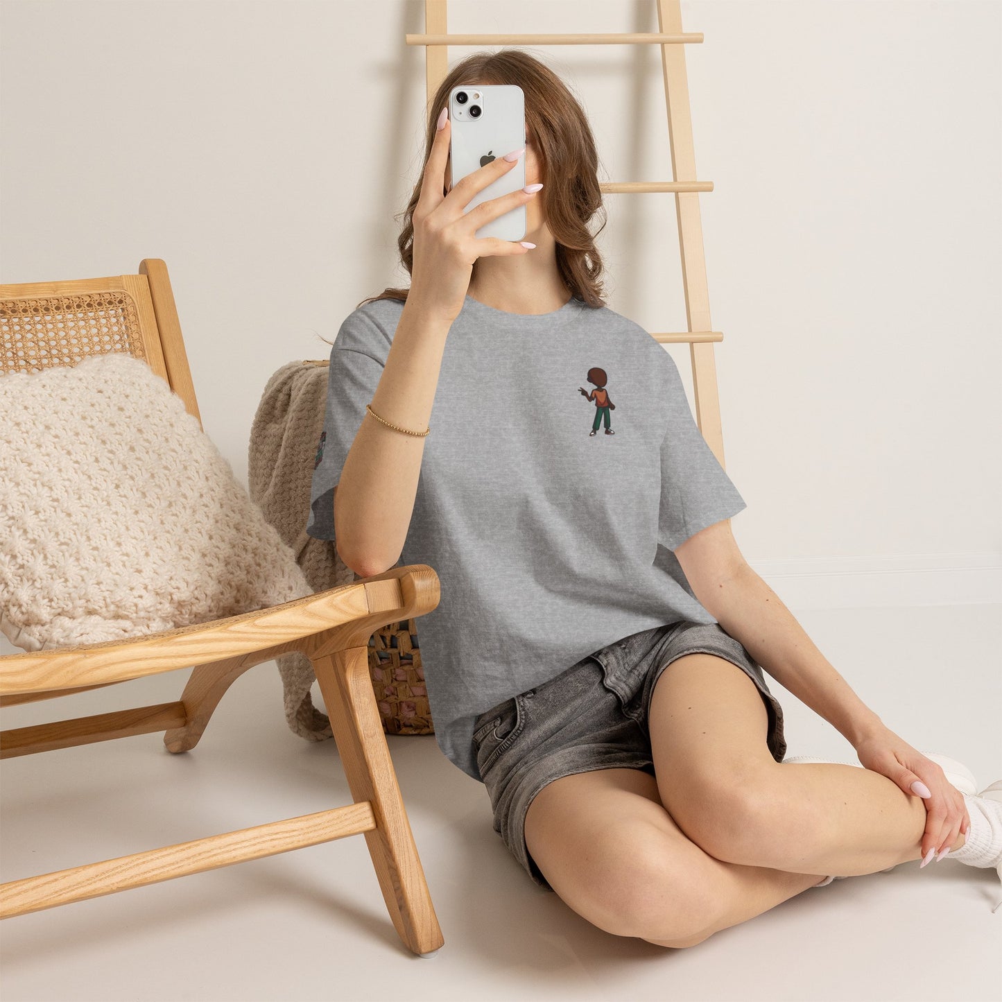 Mini Guitarist Tee — Cute Retro Kid Playing Guitar Graphic T-Shirt