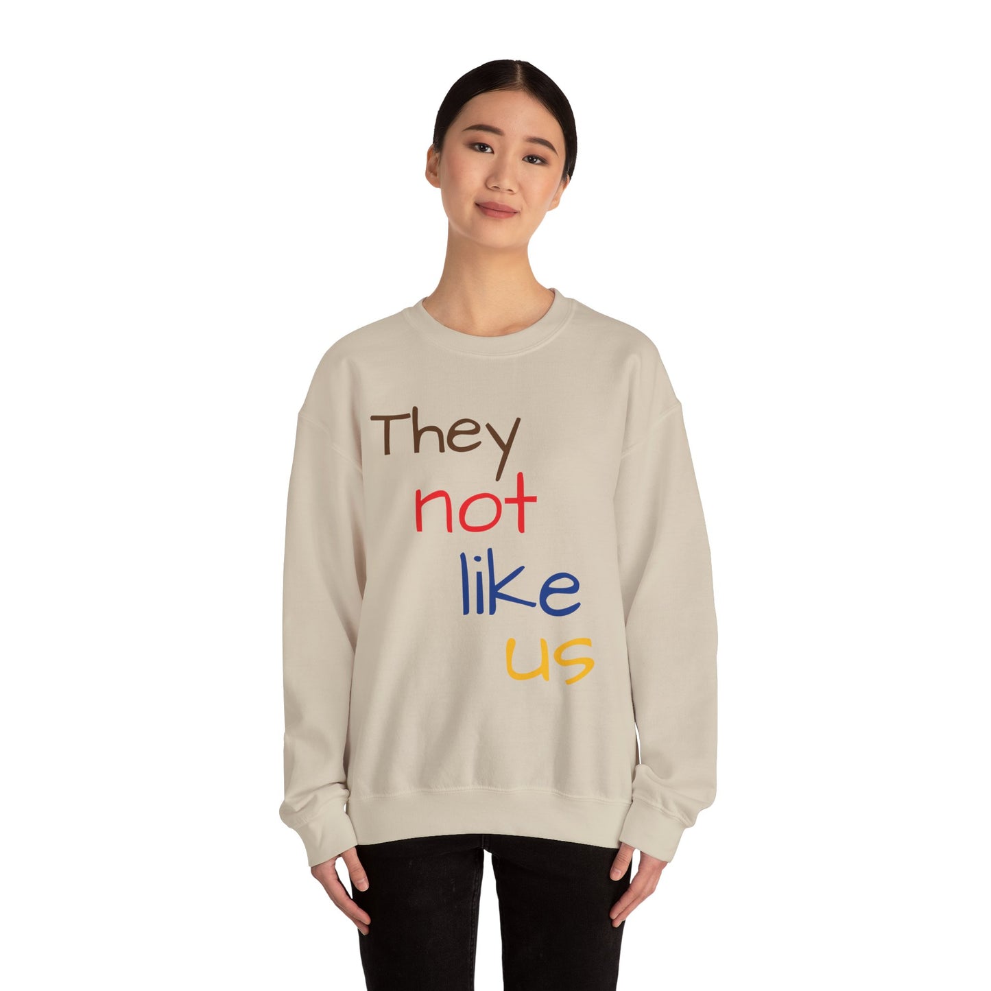 Unisex Crewneck Sweatshirt - ‘They Not Like Us’ Statement Apparel