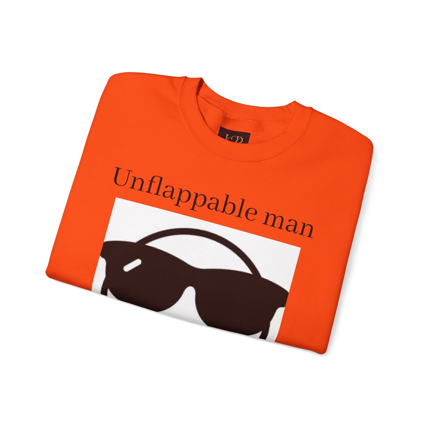 Unflappable Man Crewneck Sweatshirt - Cool & Comfortable Apparel