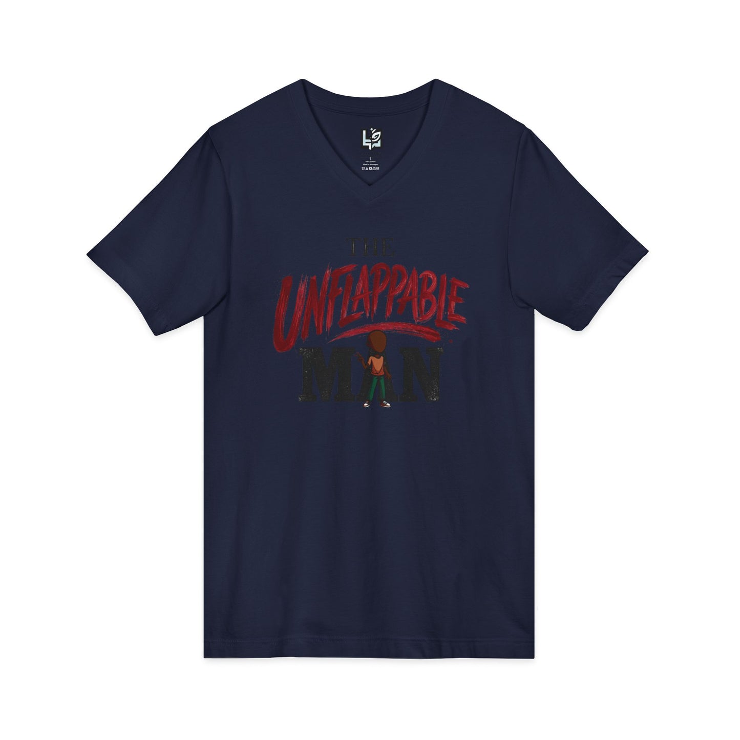 The Unflappable Man V-Neck Tee