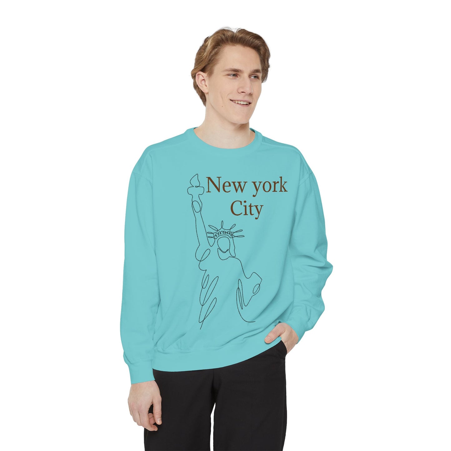 NYC Liberty Line Art Sweatshirt