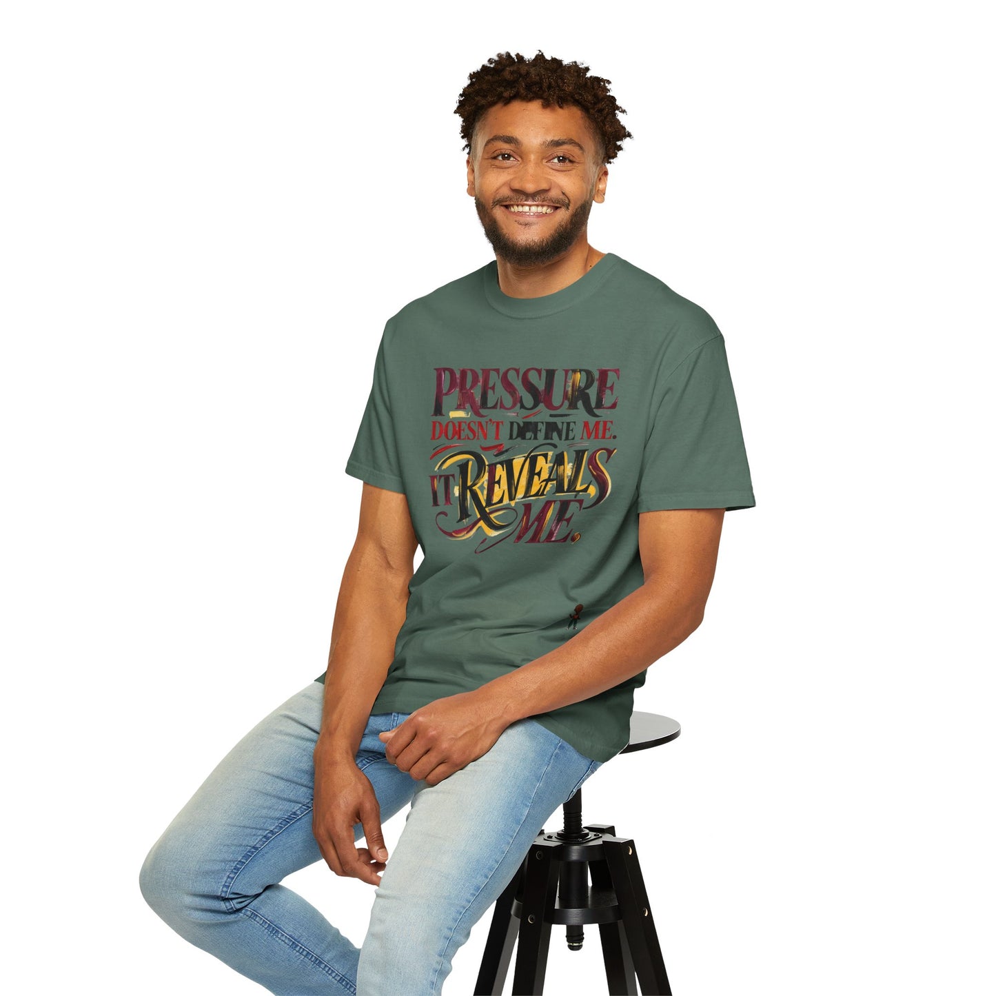 Pressure Reveals Me T-Shirt — Motivational Graphic Tee
