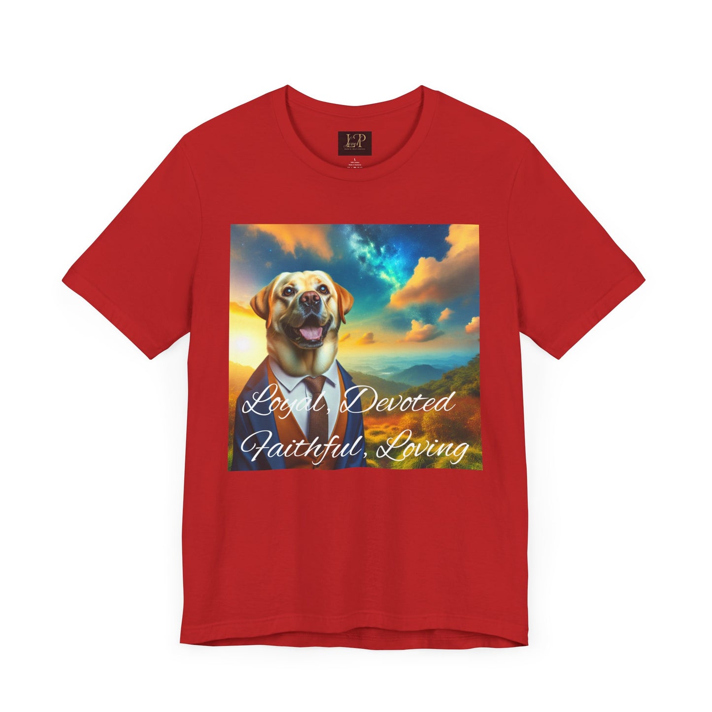 Labrador Love Unisex Jersey Tee - Devoted & Faithful Design