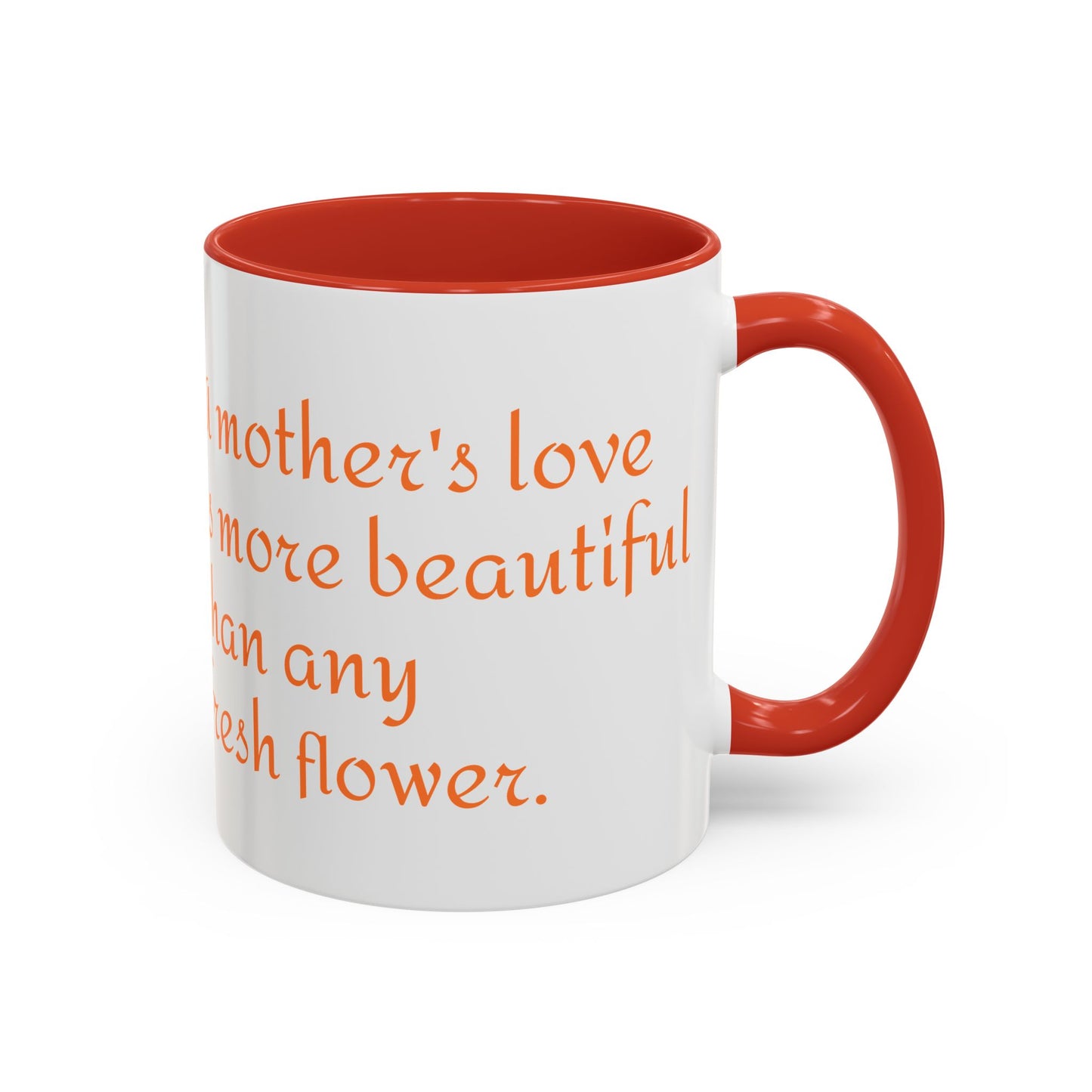 Happy Mother's Day Accent Coffee Mug - Beautiful Love Quote