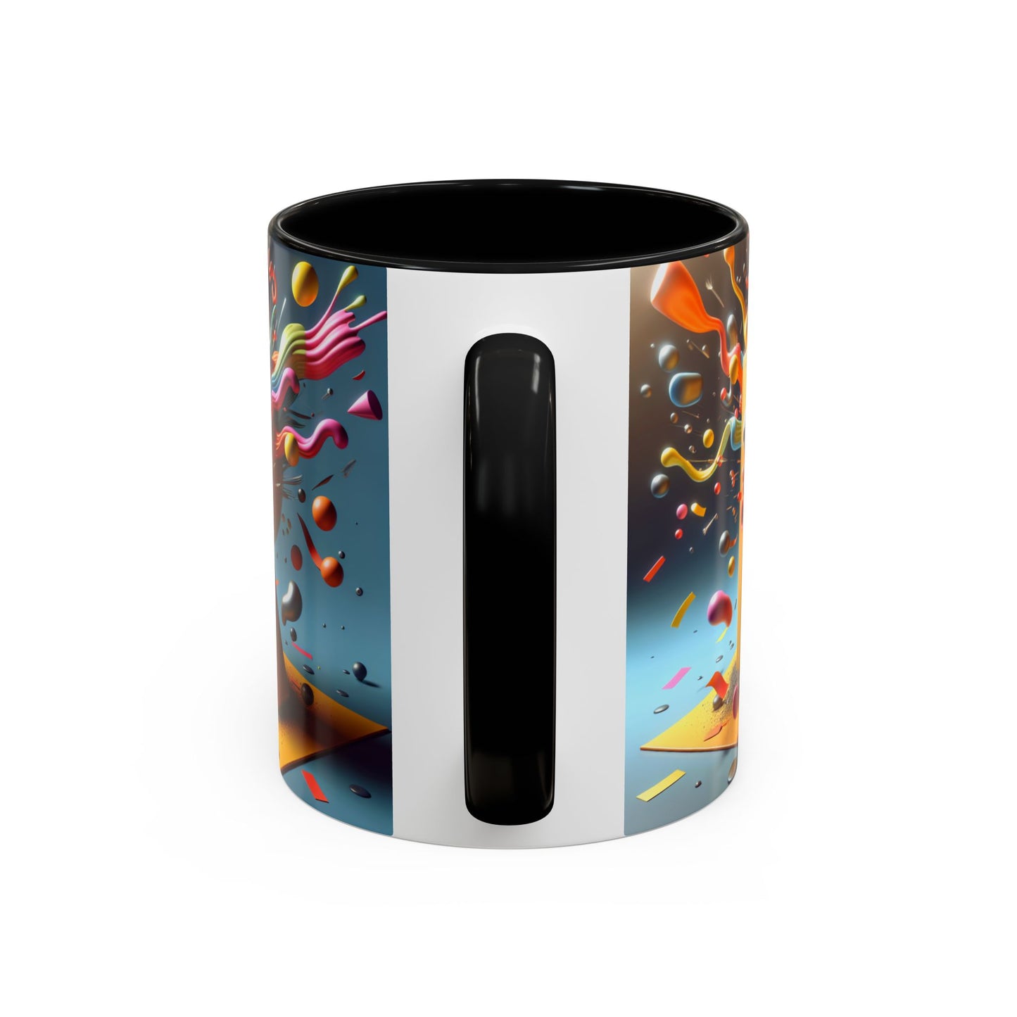 Colorful Artistic Accent Coffee Mug - 11oz & 15oz - Perfect for Creative Souls & Gift Giving