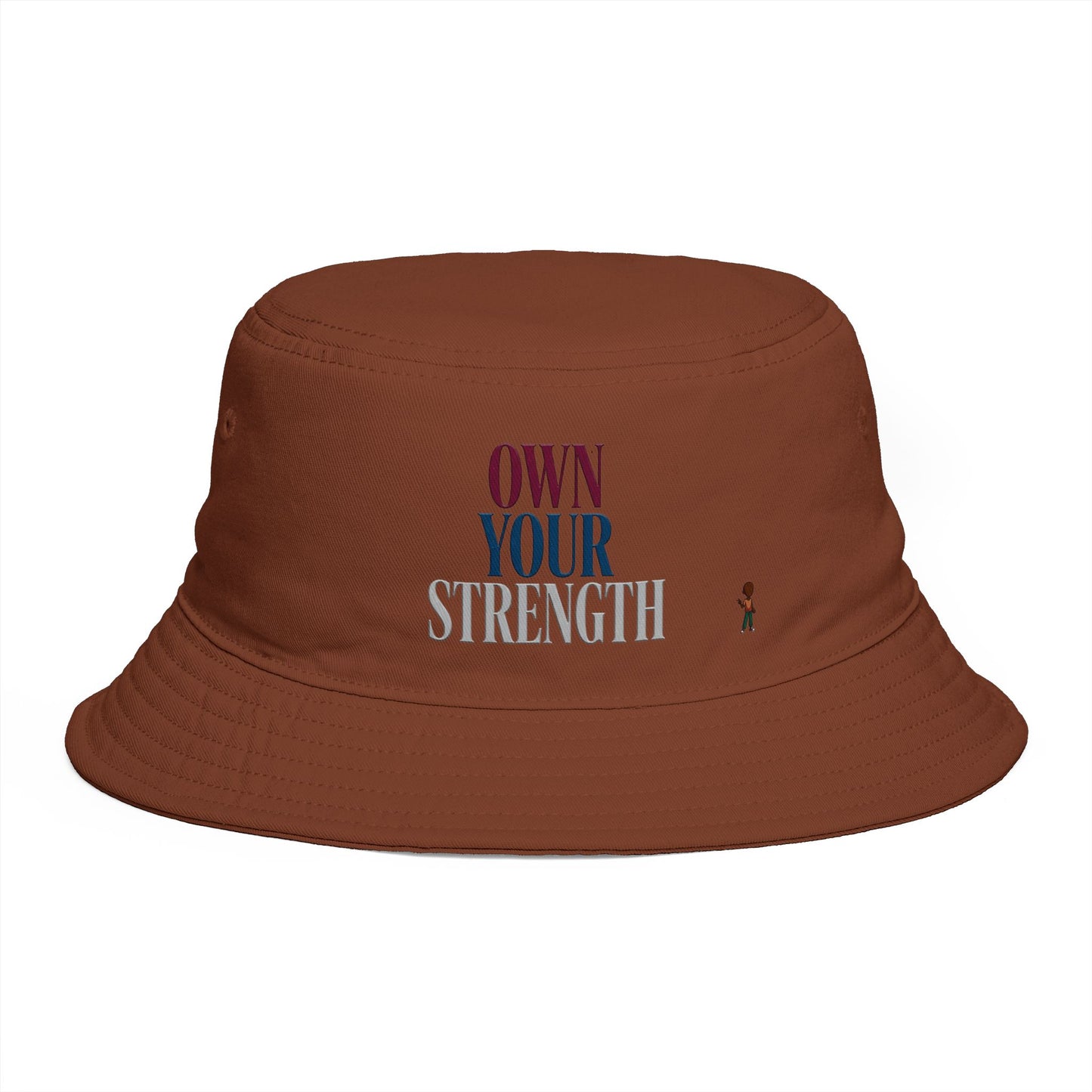 Own Your Strength Bucket Hat — Empowerment Embroidered Sun Hat