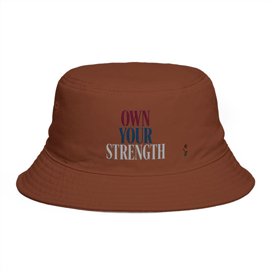 Own Your Strength Bucket Hat — Empowerment Embroidered Sun Hat