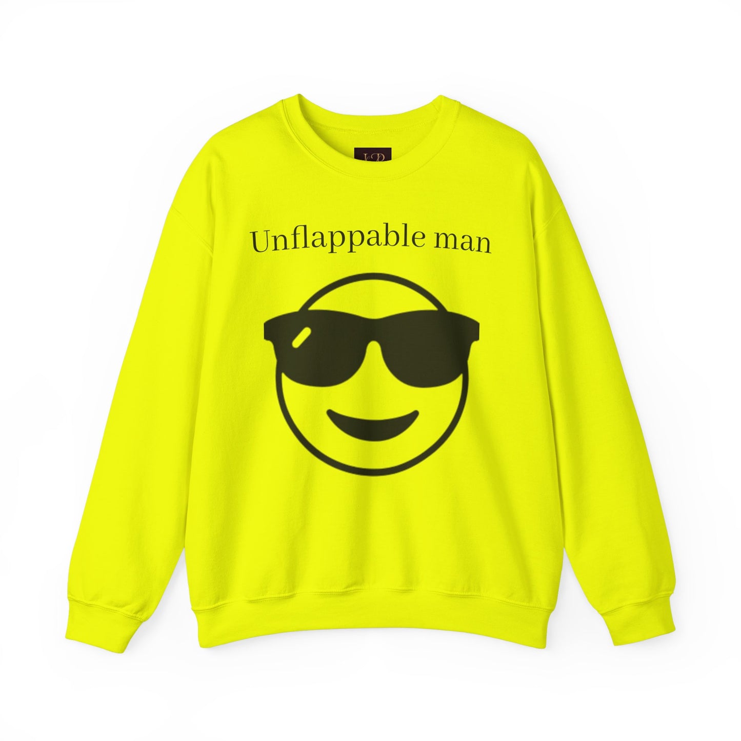 Unflappable Man Crewneck Sweatshirt - Cool & Comfortable Apparel