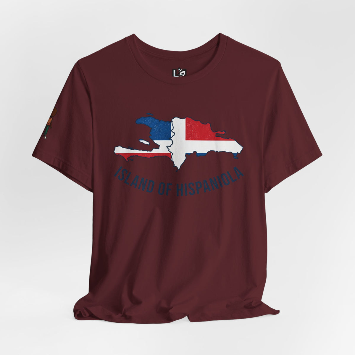 Island of Hispaniola Map T-Shirt