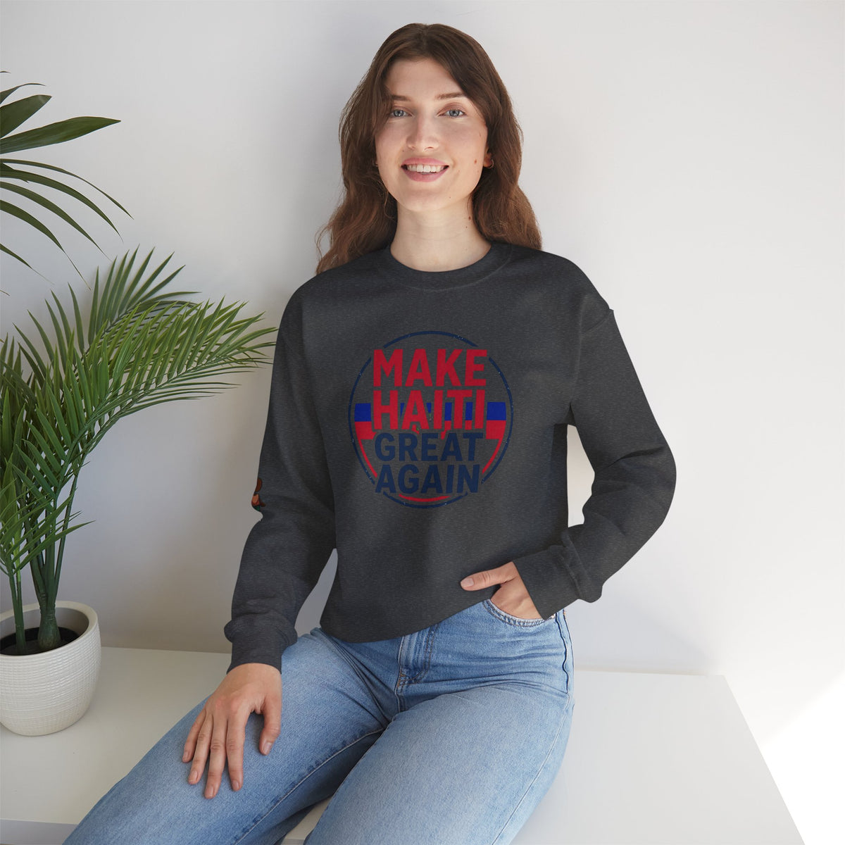 Make Haiti Great Again Crewneck Sweatshirt