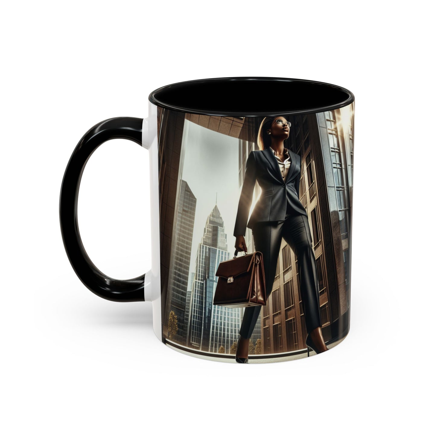 #1 CEO in Building Accent Coffee Mug - 11 & 15oz - Perfect Gift for Business Leaders