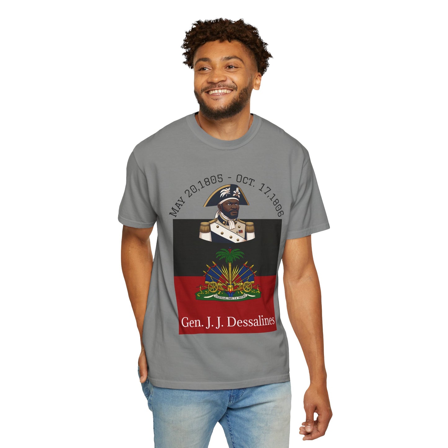 Gen. J.J. Dessalines T-Shirt, Historical Figure Tee, Haitian Revolution Apparel, Unisex Cotton Tee, Gift for History Buffs, Casual [...]