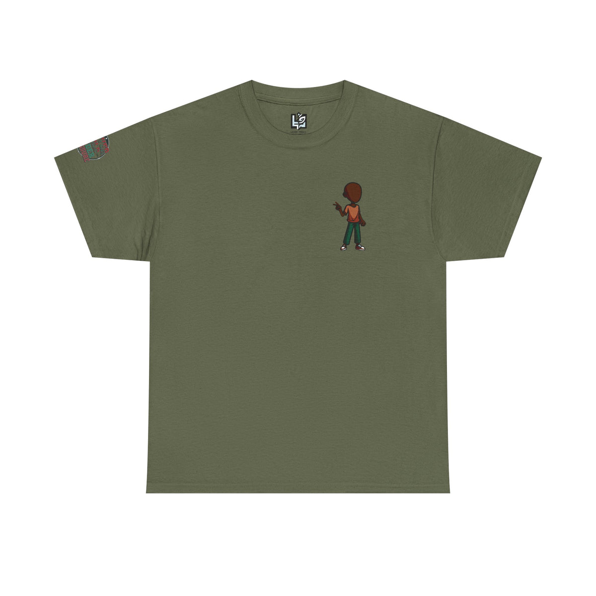Mini Guitarist Tee — Cute Retro Kid Playing Guitar Graphic T-Shirt