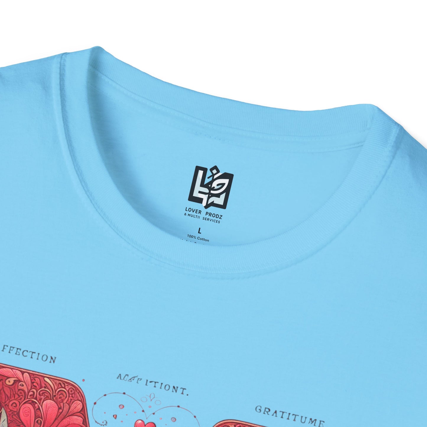 Floral Letter 'M' Unisex Softstyle T-Shirt - Perfect for Celebrations and Self-Expression