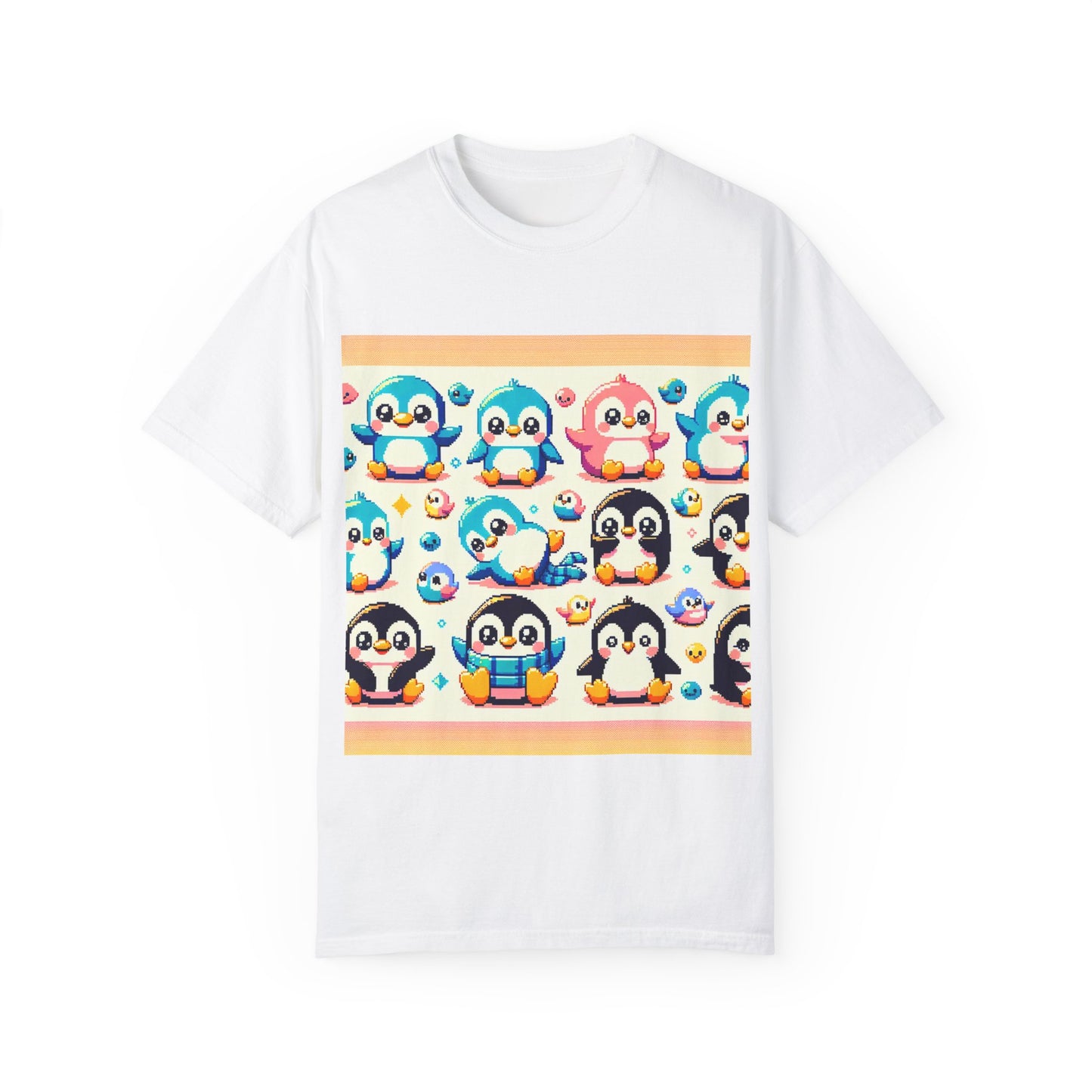 Cute Penguin Graphic Unisex T-shirt - Fun & Colorful Summer Tee