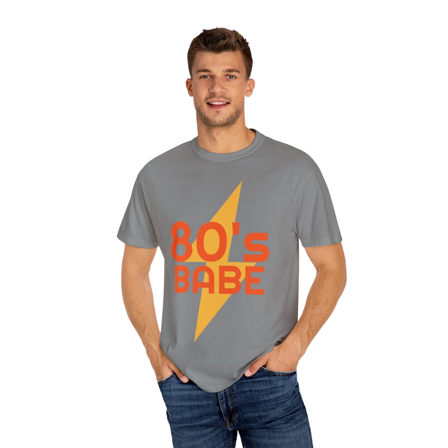 Retro 80's Babe Unisex Garment-Dyed T-Shirt