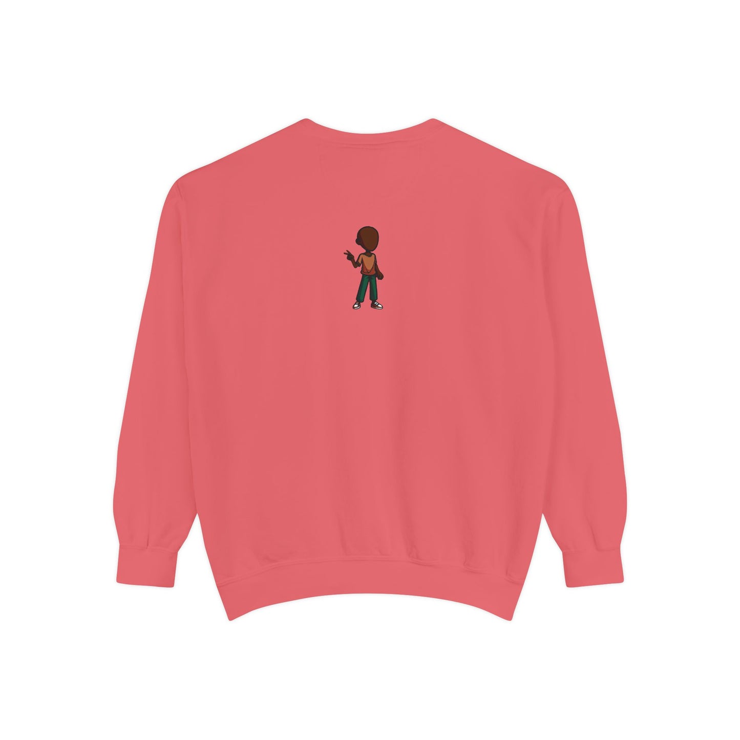 The Unflappable Man Sweatshirt — Retro Badge Graphic Crewneck