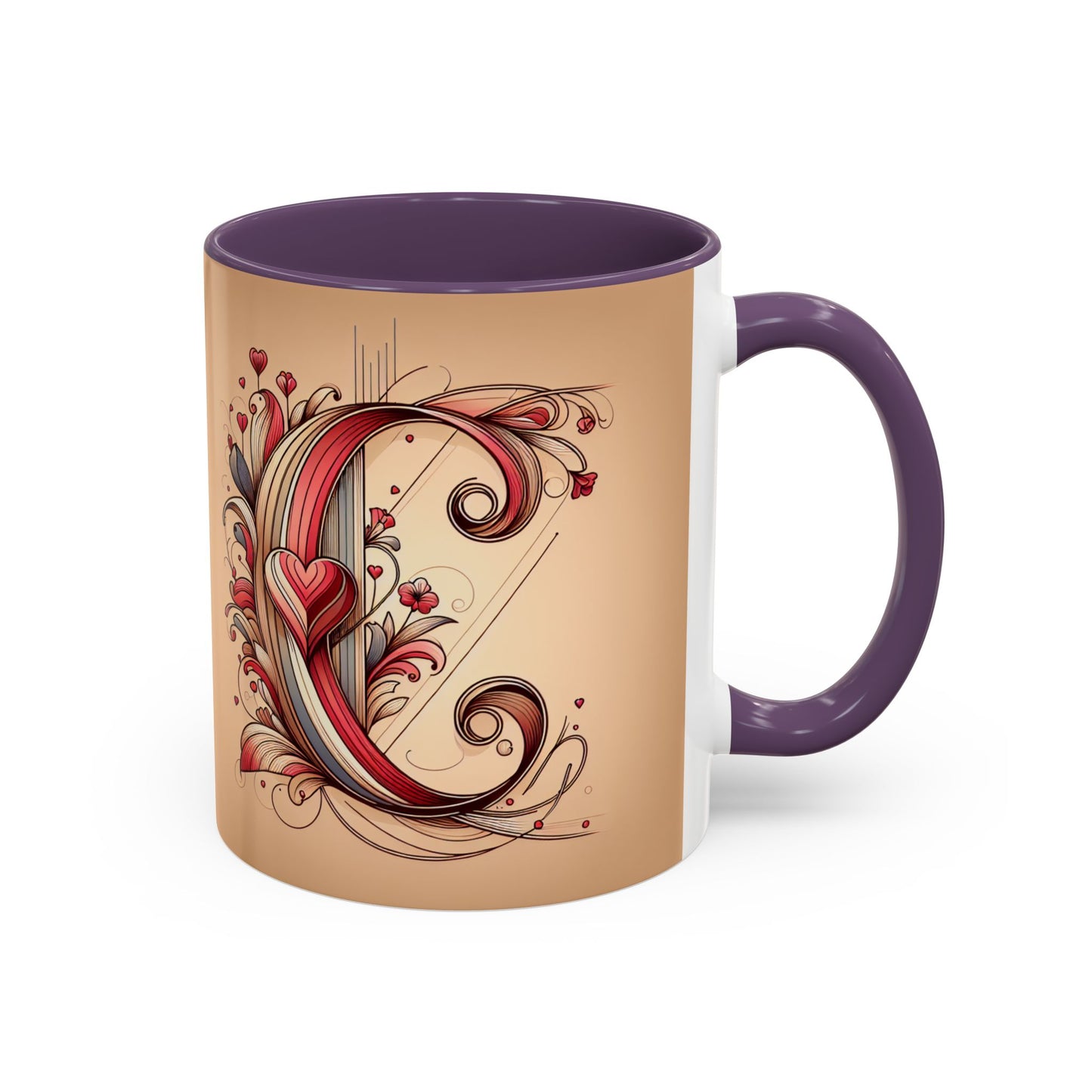 Whimsical Heart Accent Coffee Mug - Perfect for Gifts and Home Decor