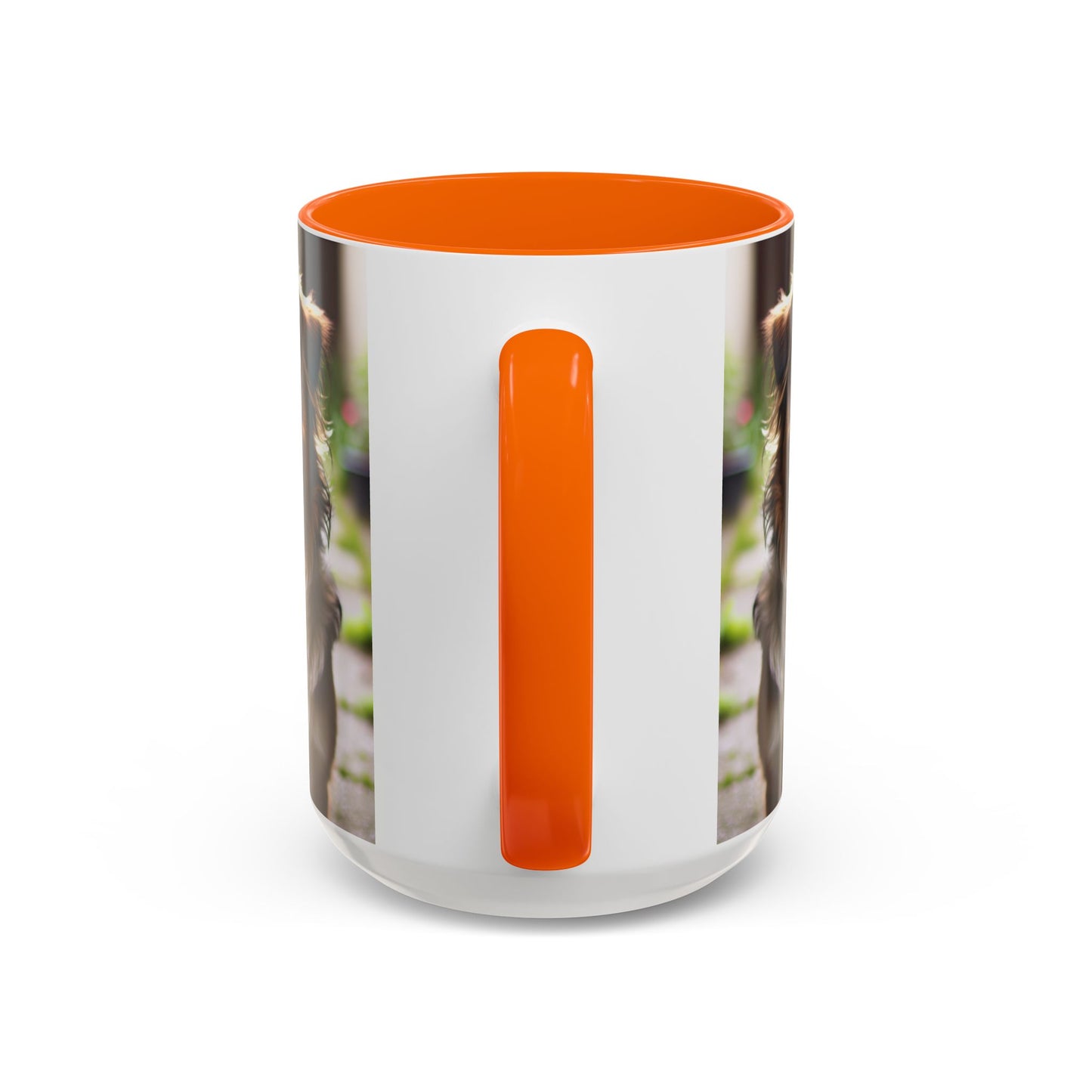 Happy Dog Graphic Accent Coffee Mug | Perfect for Pet Lovers