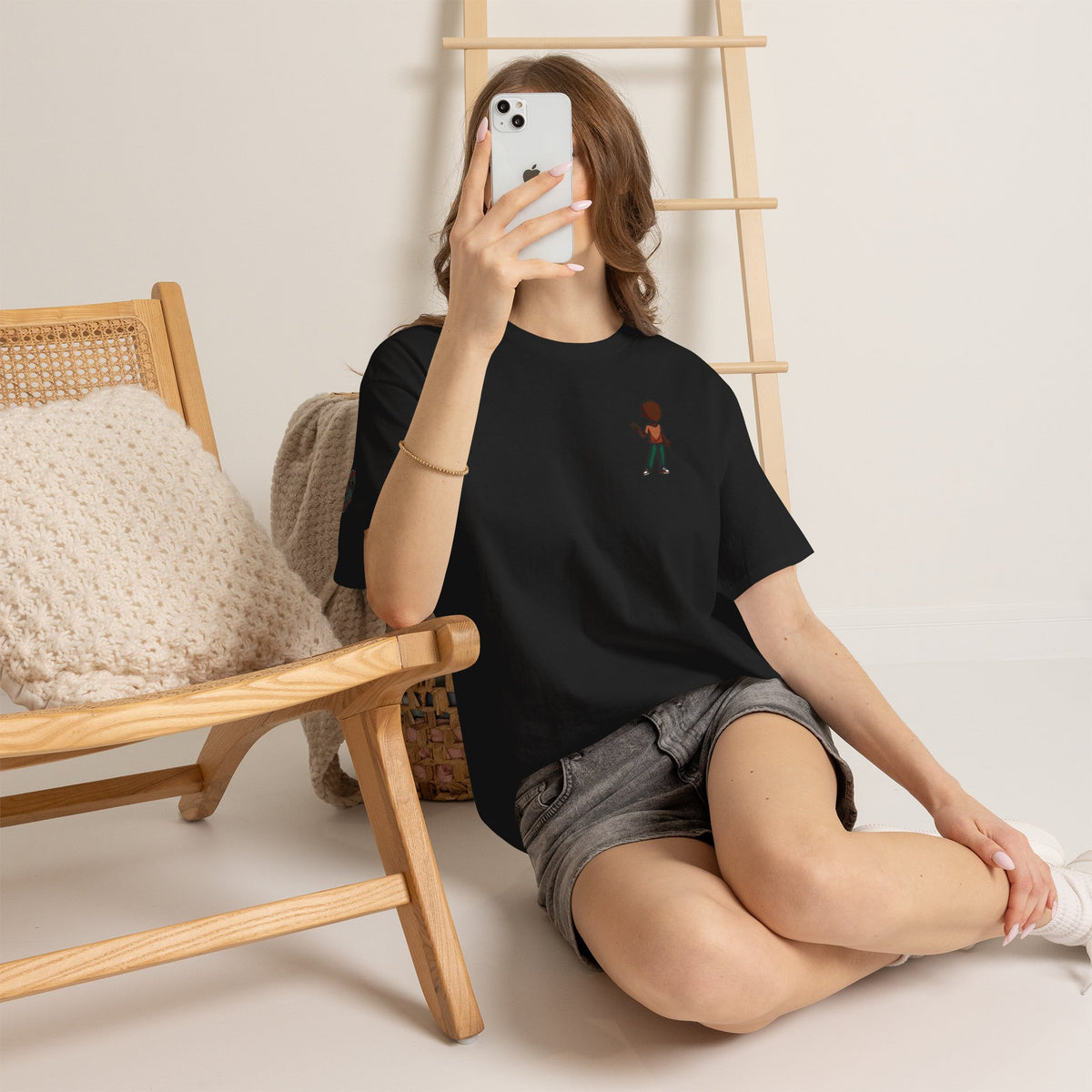 Mini Guitarist Tee — Cute Retro Kid Playing Guitar Graphic T-Shirt
