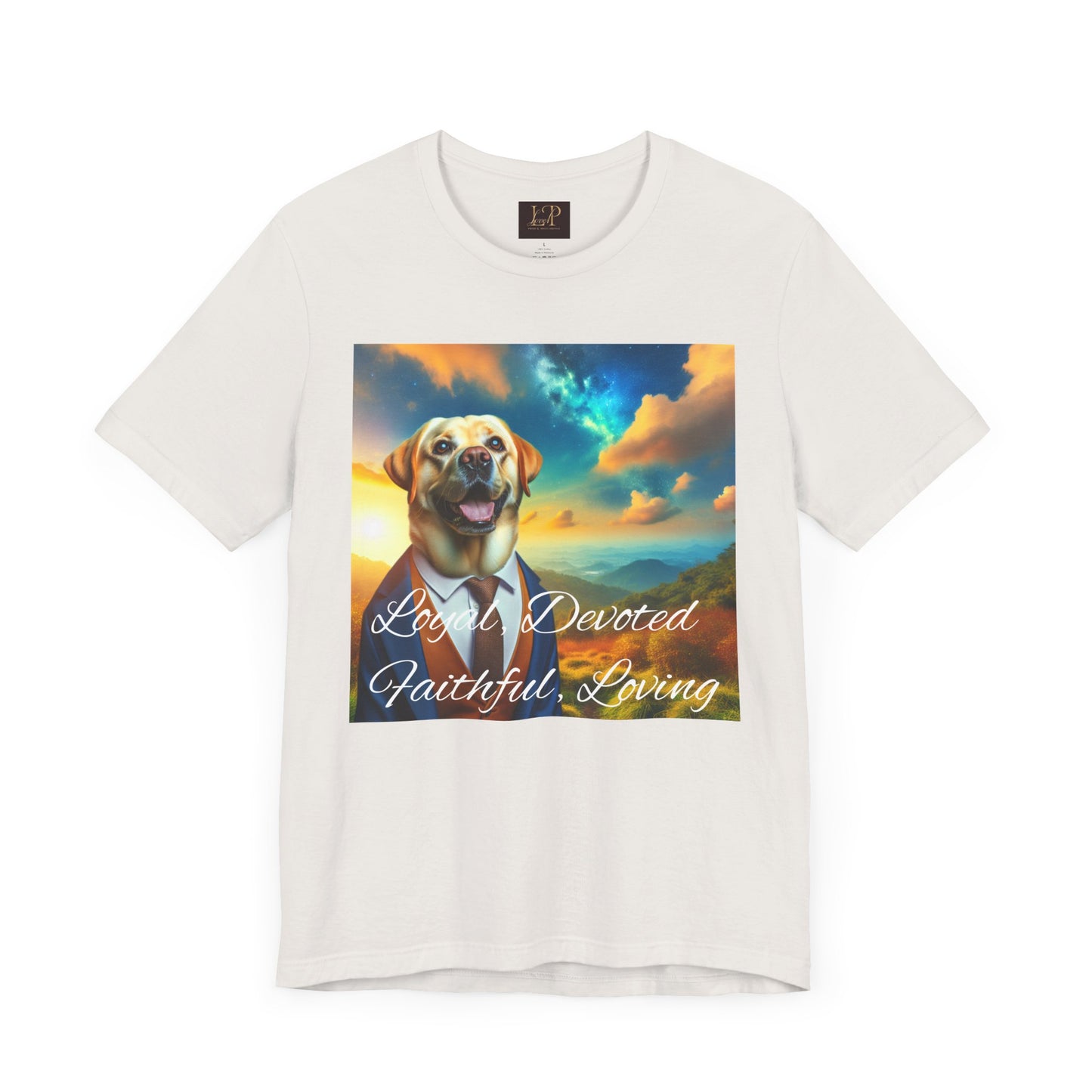 Labrador Love Unisex Jersey Tee - Devoted & Faithful Design