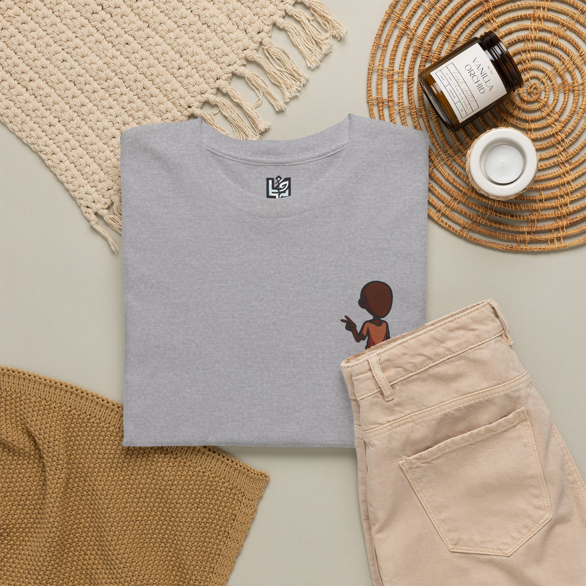 Mini Guitarist Tee — Cute Retro Kid Playing Guitar Graphic T-Shirt