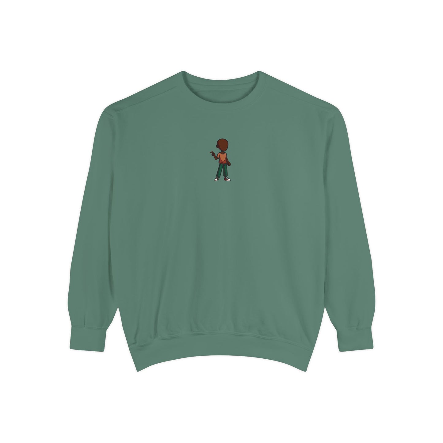 Sweatshirt — Little Guitarist Illustration Crewneck