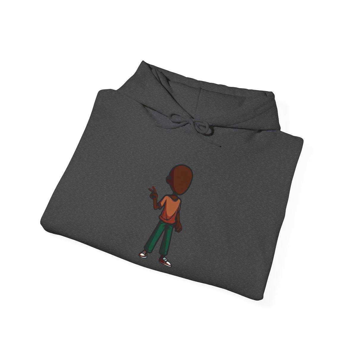 Make Haiti The Pearl of the Antilles Again Hoodie — Cartoon Figure Back Print