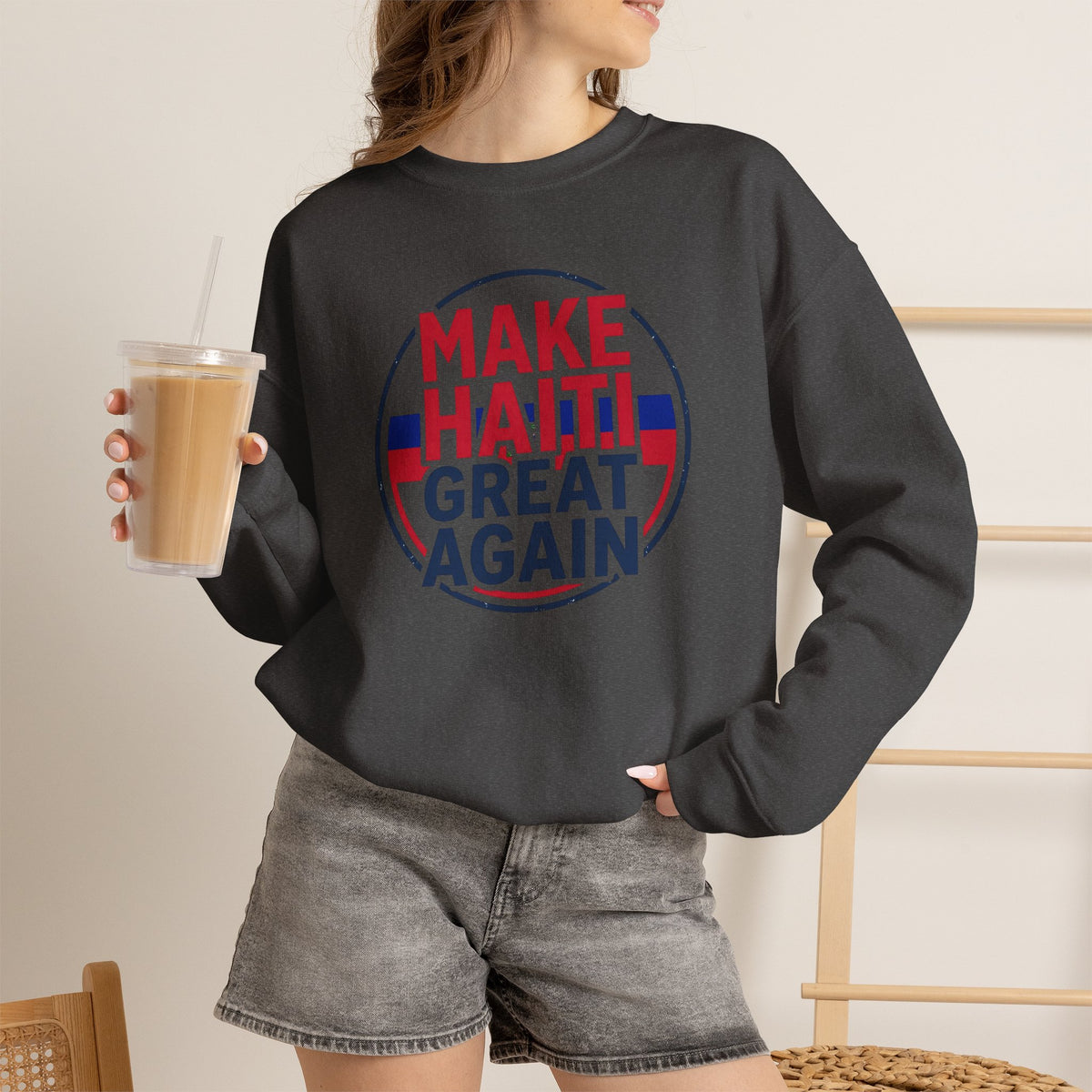 Make Haiti Great Again Crewneck Sweatshirt