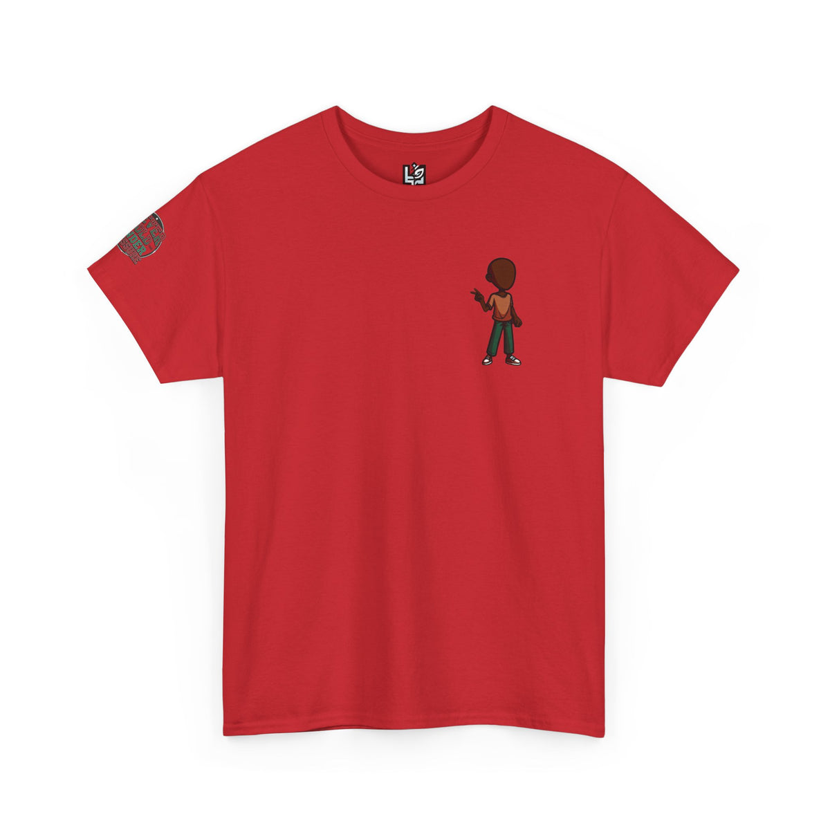 Mini Guitarist Tee — Cute Retro Kid Playing Guitar Graphic T-Shirt