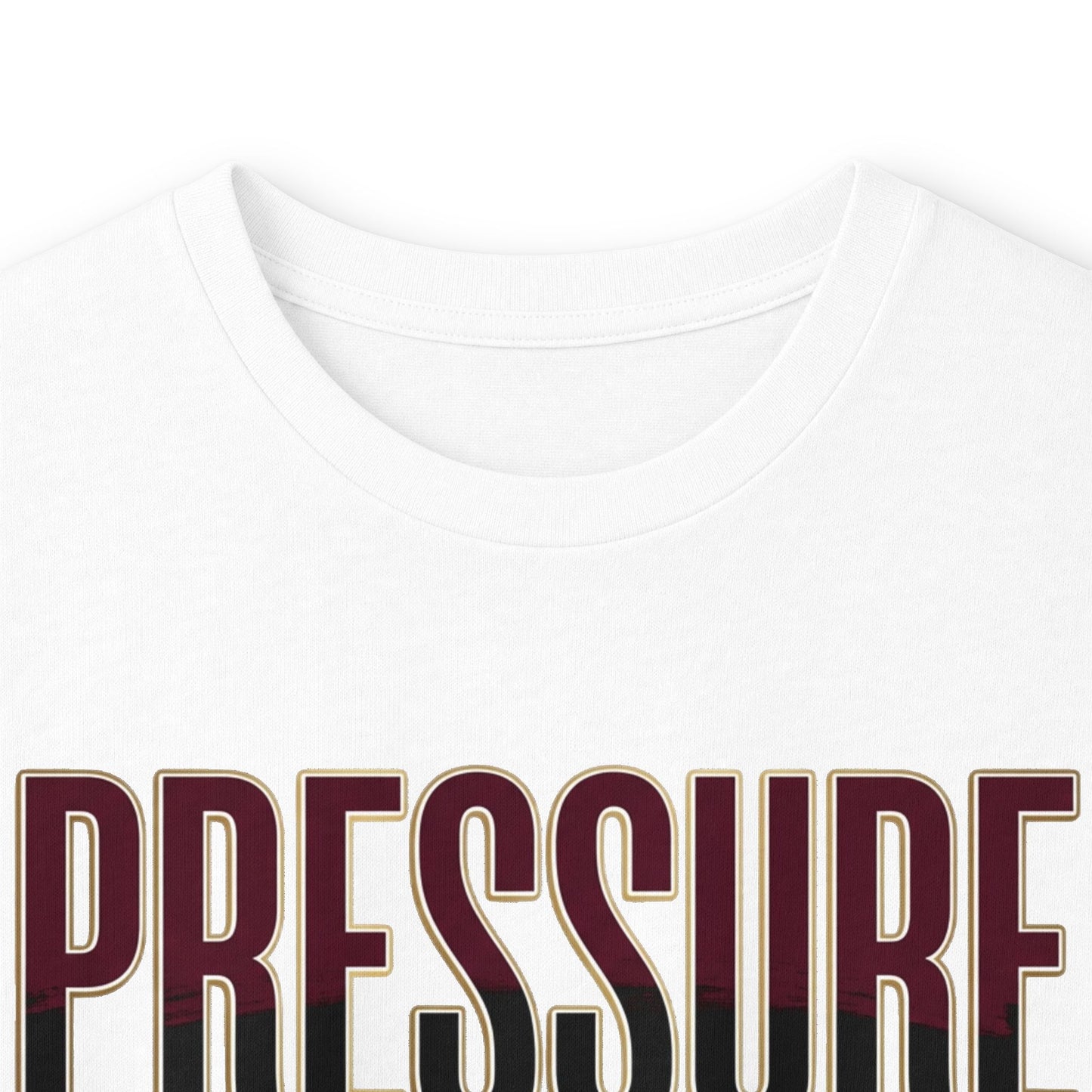 Long Sleeve Tee — "Pressure Doesn't Define Me, It Reveals Me" Motivational Shirt