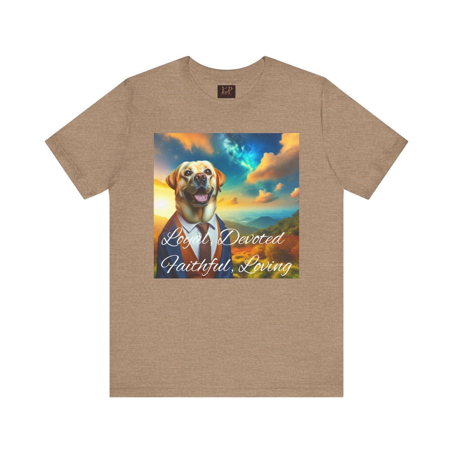 Labrador Love Unisex Jersey Tee - Devoted & Faithful Design