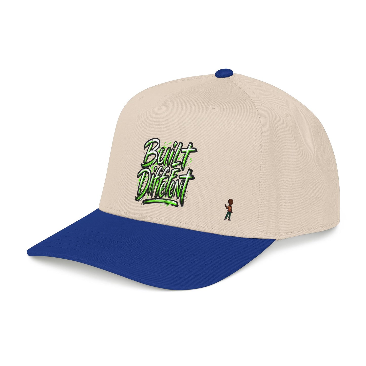 Mid Profile Baseball Cap — 'Built Different' Streetwear Hat