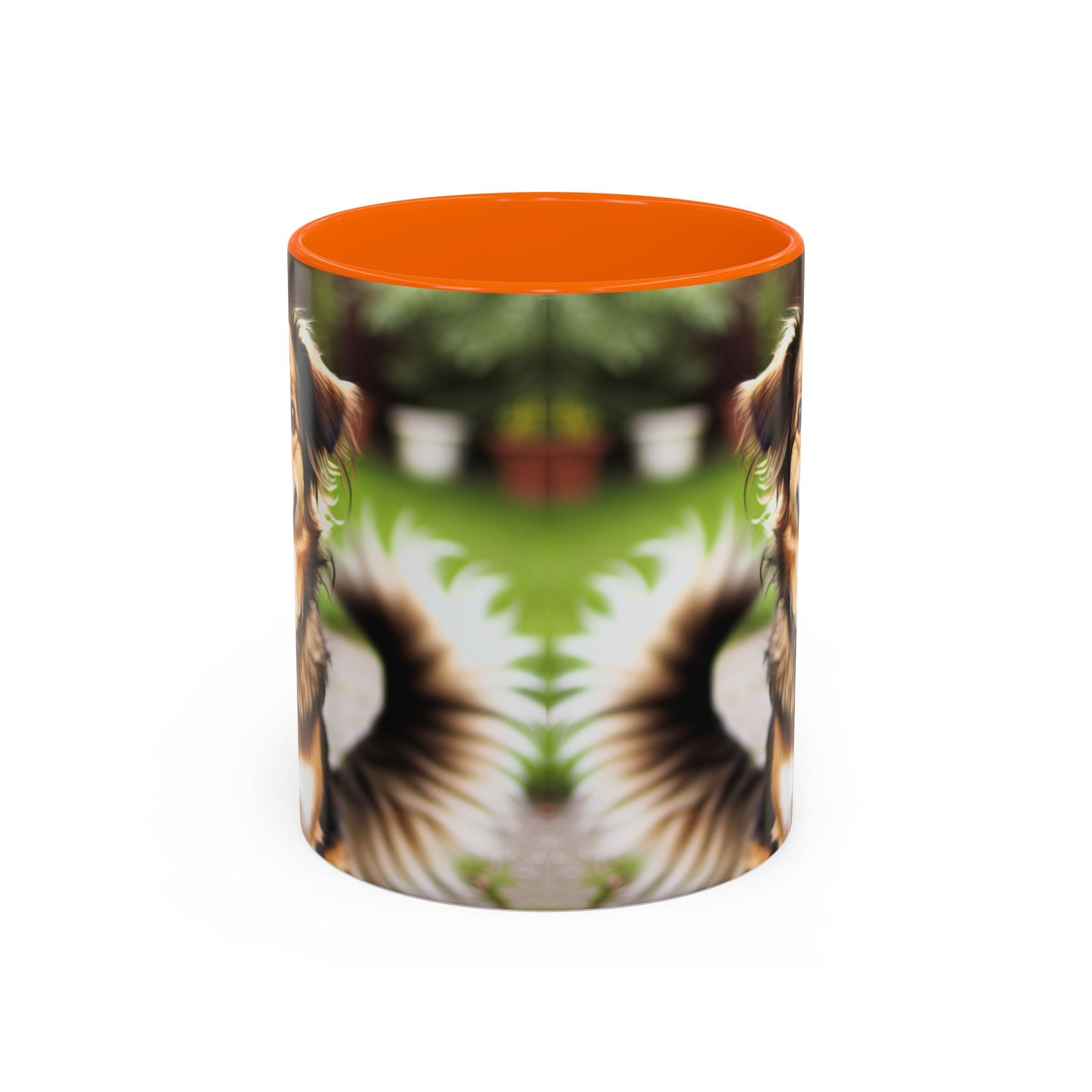 Happy Dog Graphic Accent Coffee Mug | Perfect for Pet Lovers