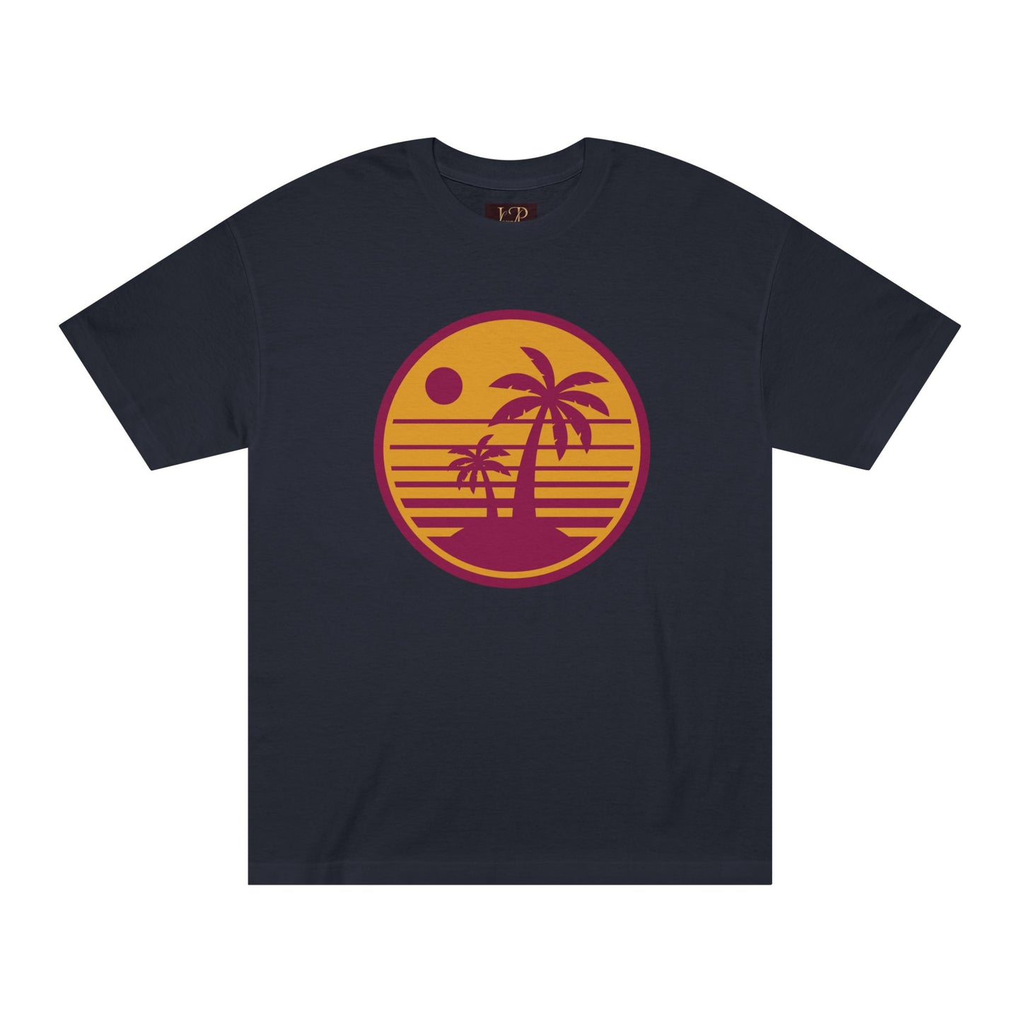Retro Sunset Palm Tree Unisex Classic Tee