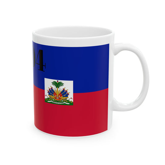 Haitian Flag Ceramic Mug - 11oz & 15oz - Celebrate Haitian Heritage