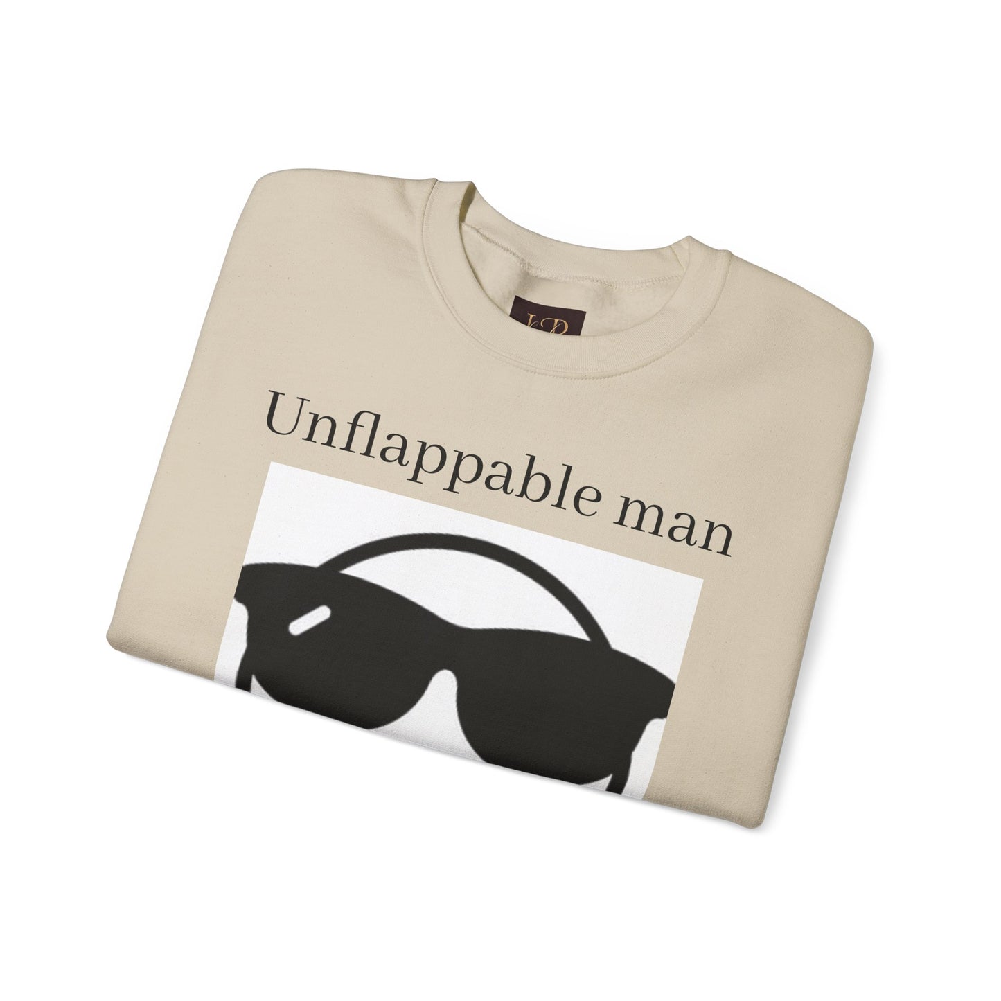 Unflappable Man Crewneck Sweatshirt - Cool & Comfortable Apparel