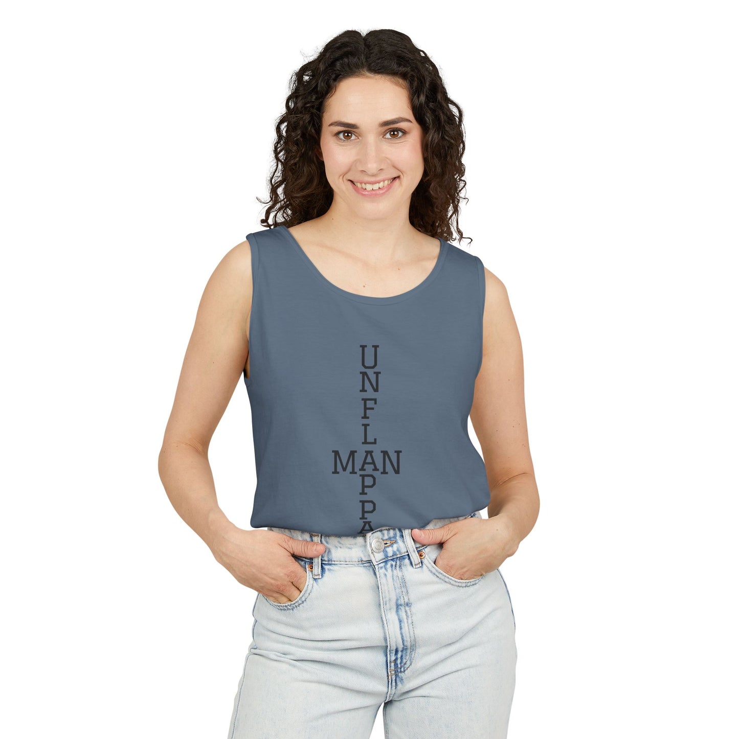 Unisex Inspirational Tank Top - Unflappable, Summer Apparel, Vacation Wear, Casual Gift, Fitness Gear