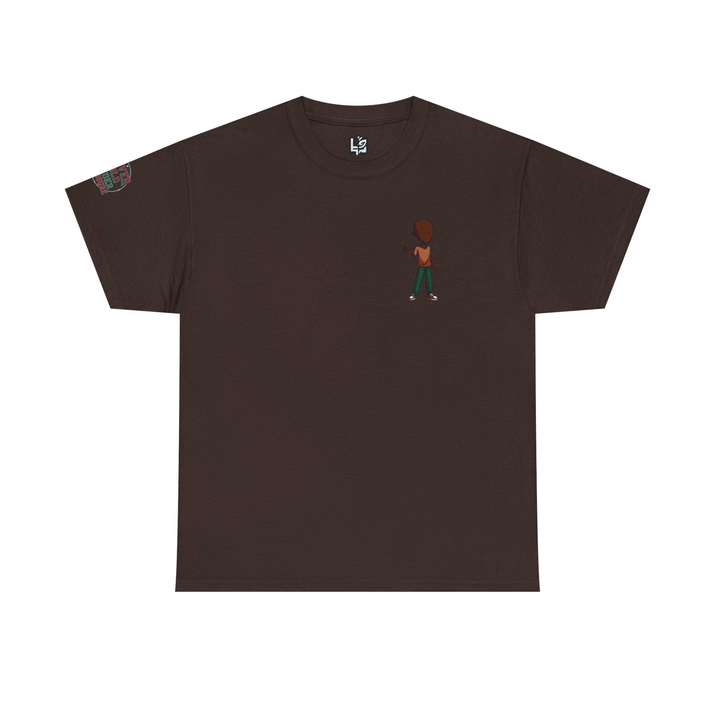 Mini Guitarist Tee — Cute Retro Kid Playing Guitar Graphic T-Shirt