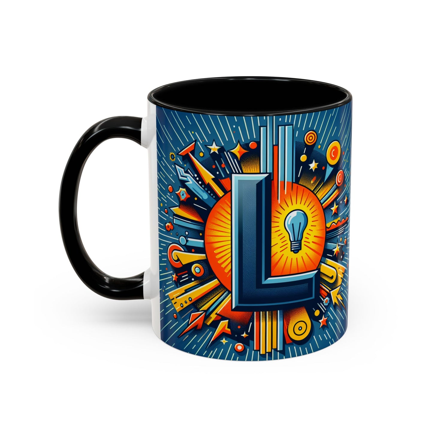 Creative Light Bulb Accent Coffee Mug – Perfect Gift for Innovators