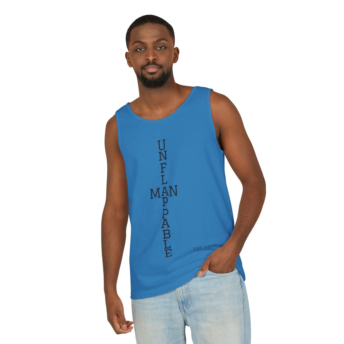 Unisex Inspirational Tank Top - Unflappable, Summer Apparel, Vacation Wear, Casual Gift, Fitness Gear