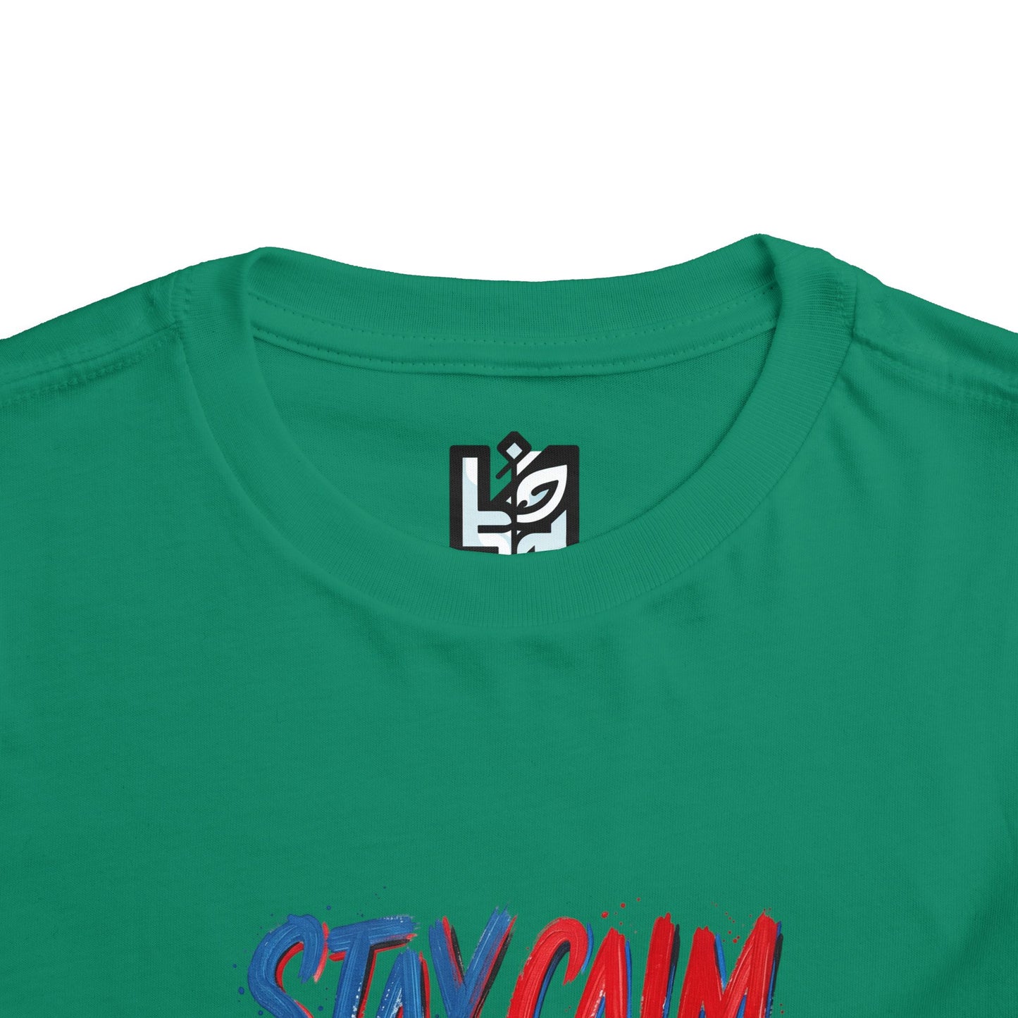 Toddler Tee — "Stay Calm, Stay Powerful" Graphic