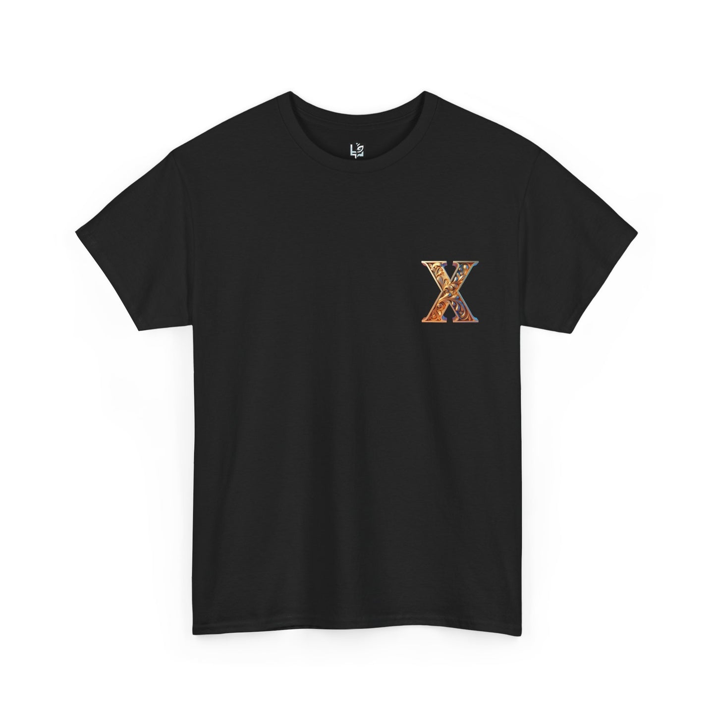 Unisex Heavy Cotton Tee - Stylish 'X' Graphic Shirt for Everyday Wear