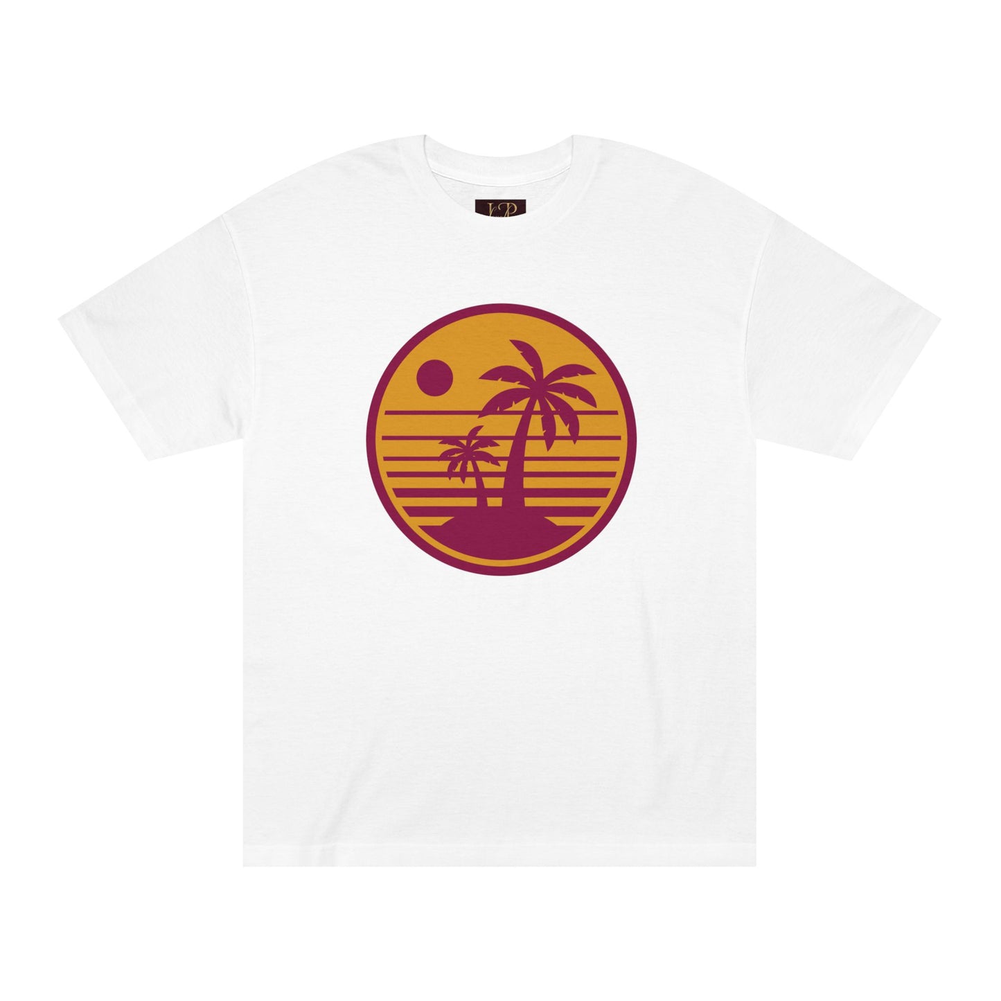 Retro Sunset Palm Tree Unisex Classic Tee