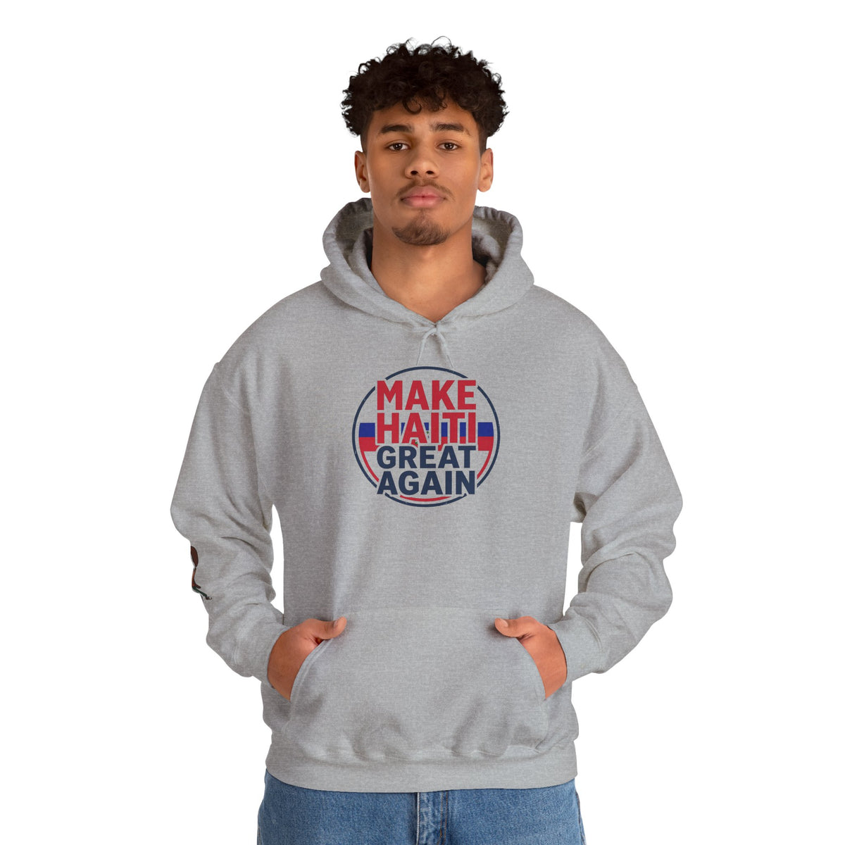 Hoodie - "Make Haiti Great Again" Political Solidarity Pullover