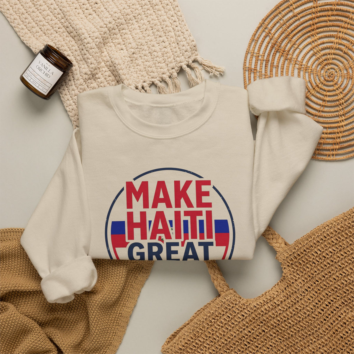Make Haiti Great Again Crewneck Sweatshirt